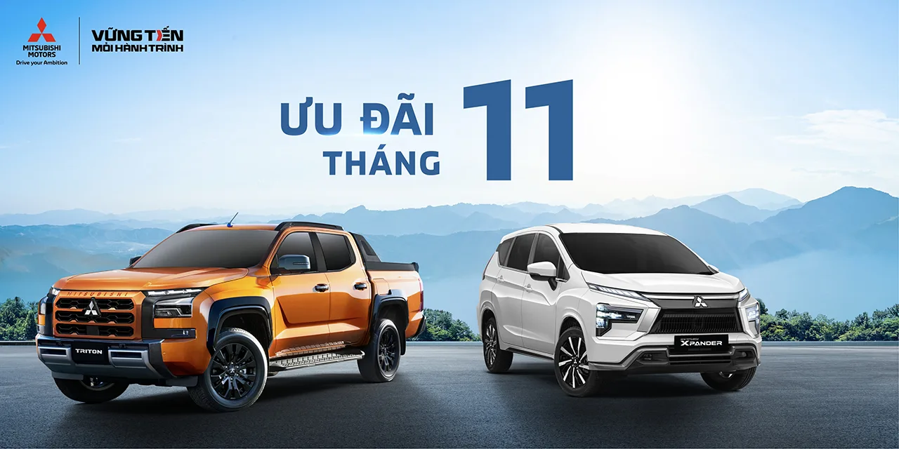CHƯƠNG TRÌNH KHUYẾN MÃI MUA XE MITSUBISHI THÁNG 11/2025