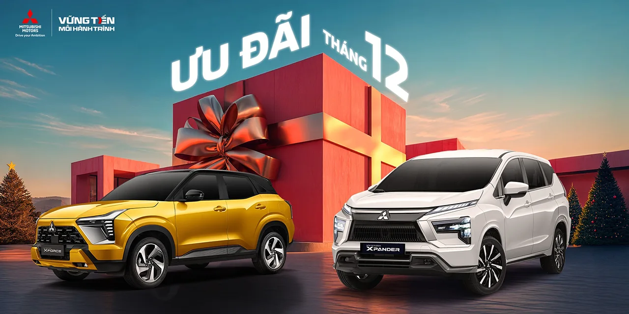 KHUYẾN MÃI MUA XE MITSUBISHI THÁNG 12/2025